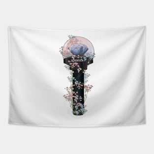 Seventeen v.3 Floral Lightstick kpop Tapestry