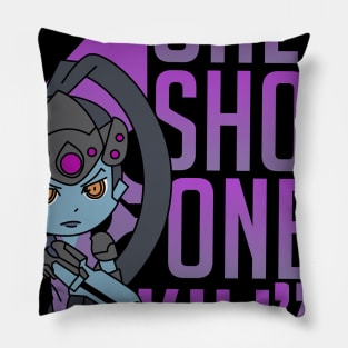 WIDOWMAKER CHIBI DESIGN Pillow