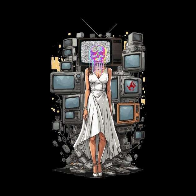 Tv Head Digital Demon by Trip Tank