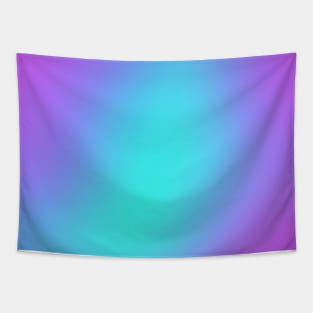 Violet to Purple to Aqua Gradient Tapestry