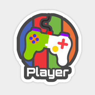 Gamer Player Merch Magnet