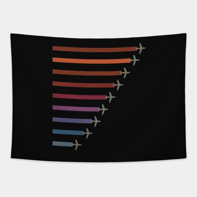 plane attractions Tapestry by pranata