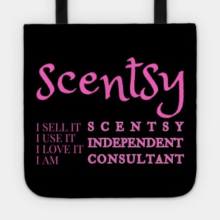 i sell it, i use it, i love it, i am scentsy independent consultant, Scentsy Independent Tote