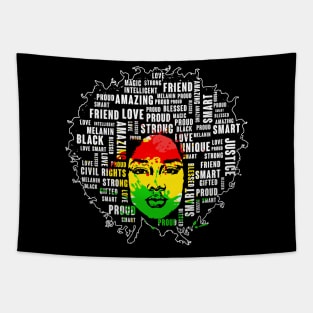 Black Woman, Black Women, Black history Tapestry