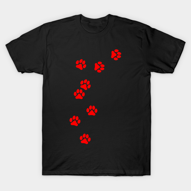 Discover Dog paws pattern - Dog Paws - T-Shirt