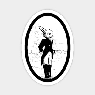 posh rabbit drawing part 2 - fantasy inspired art and designs Magnet