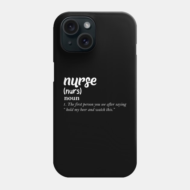 Nurse Definition Phone Case by sumikoric