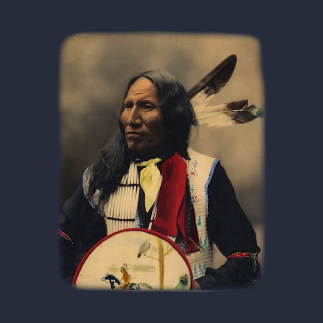 Oglala Sioux Lakota Chief Strikes With Nose Native American by twizzler3b