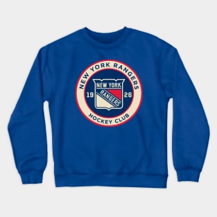 New York Rangers NHL FOCO Pullover Crew Neck Rain Sweatshirt Blue, Men L
