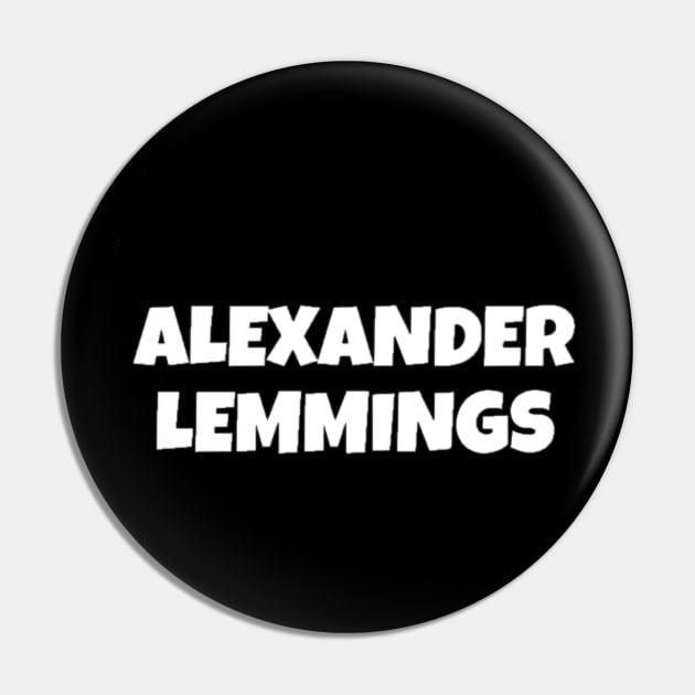 Alexander Lemmings Commentator Pin by WWA Backyard Wrestling