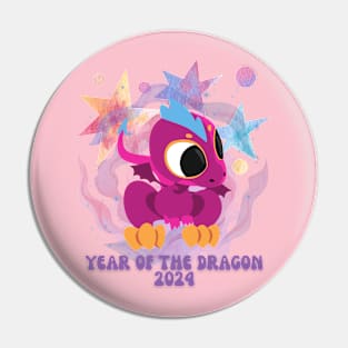 Year of the dragon 2024 Pin