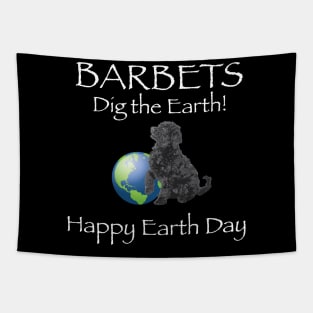 Barbet Happy Earth Day T-Shirt Tapestry