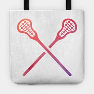 Lacrosse Stick Multicolored Tote