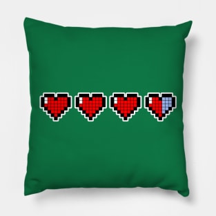 Pixel Hearts Pillow