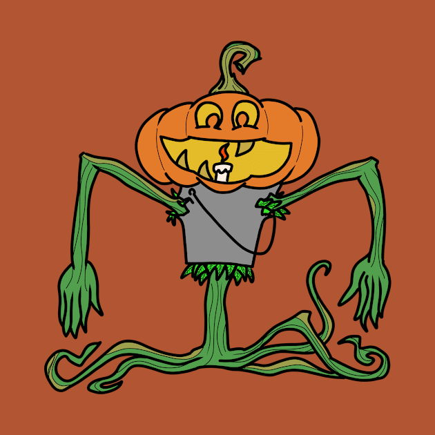 pumpkin scarecrow🎃 by Arteus 