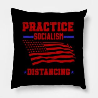 Practice Socialism Distancing Pillow