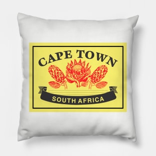 Lion Matches Protea Mashup Pillow