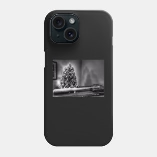 Christmas Memory – Black And White Phone Case