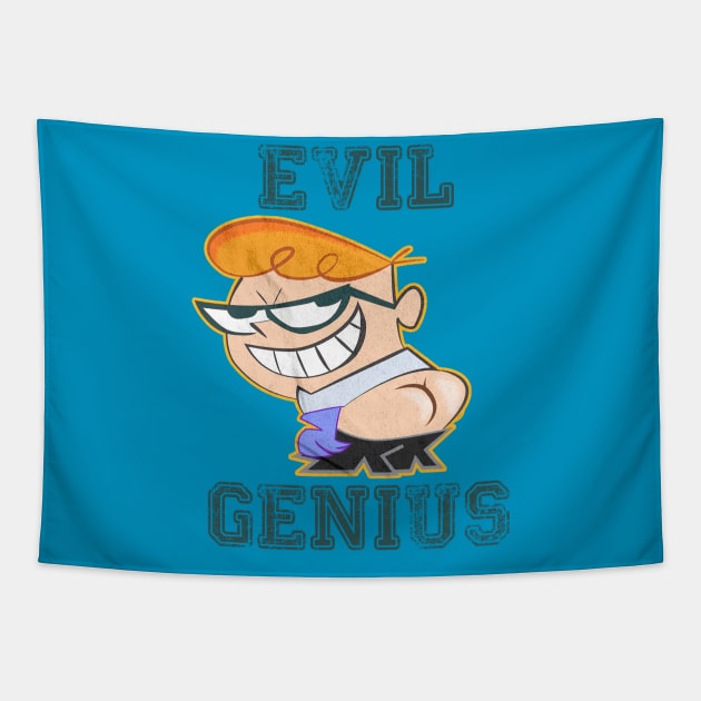 Evil Genius Vintage Tapestry by Spilled Ink