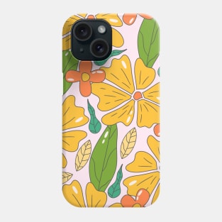 Aesthetic Retro Floral Pattern Phone Case