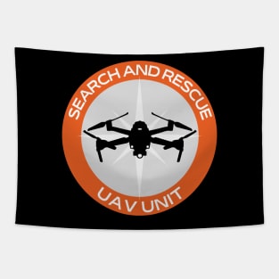 Search and Rescue UAV/Drone unit Patch Tapestry