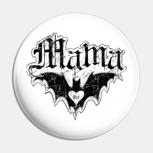 Mama Bat - Mother’s Day, Bat, Spooky Mama, Bats, Coffin, Horror Lover Pin