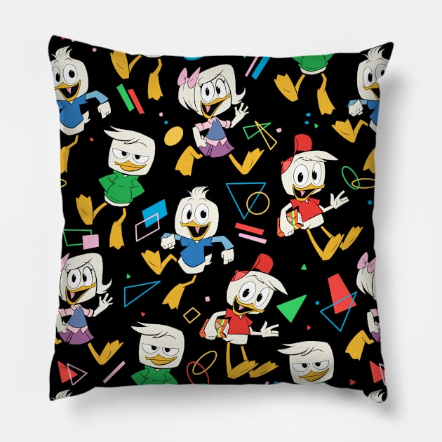 80’s Ducks Pillow by jzanderk