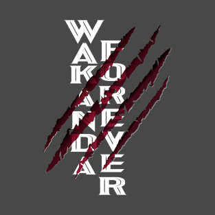 Wakanda Forever, Black Panther Claw T-Shirt