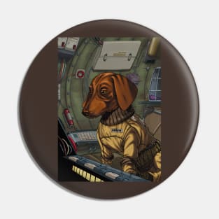 Marvin the Spacedog Pin
