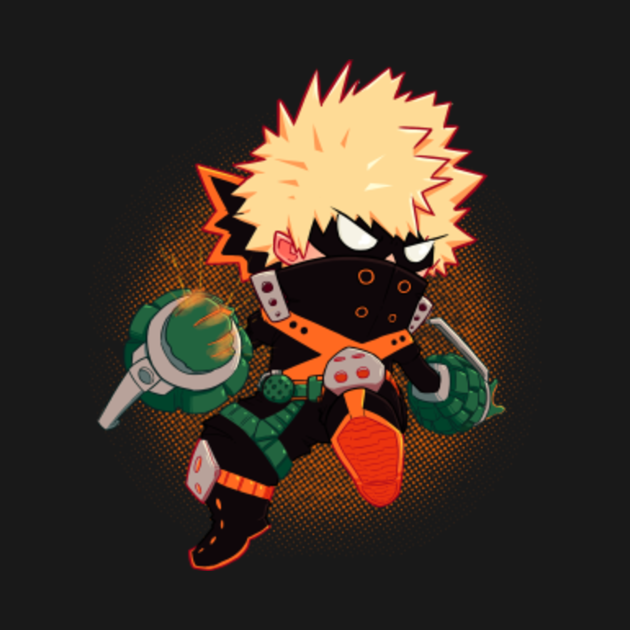 Katsuki Bakugou - Boku No Hero Academia - T-Shirt | TeePublic