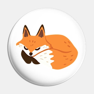 Baby Fox Sleeping Pin