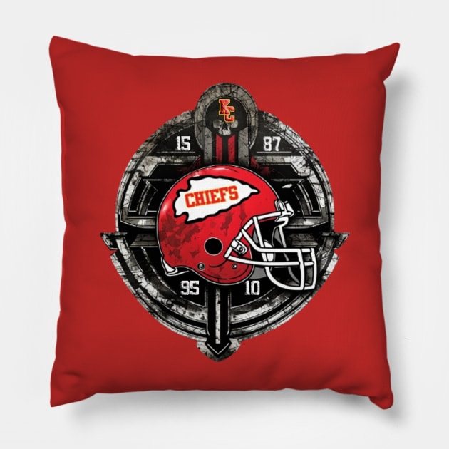 Kansas City Football Jersey Pillow by Ruggeri Collection