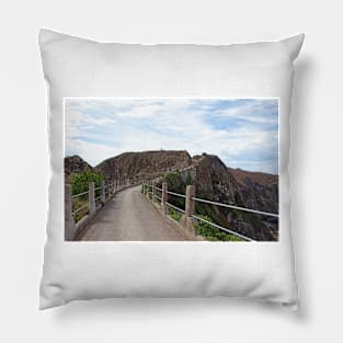 La Coupee, Sark, Channel Islands Pillow