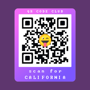 Scan for California, Qr Code Funny Memes -9 T-Shirt