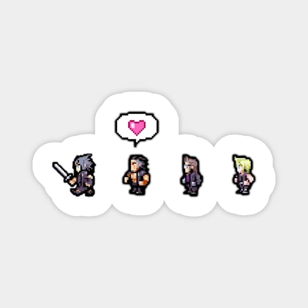 Pixel Gladio Love Magnet by LadyTsundere