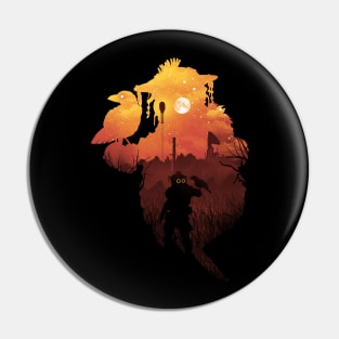 Bloodhound Sunset Pin