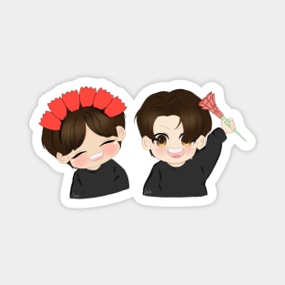 flower vkook Magnet