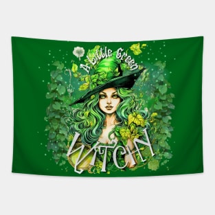 A Little Green Witchy Tapestry