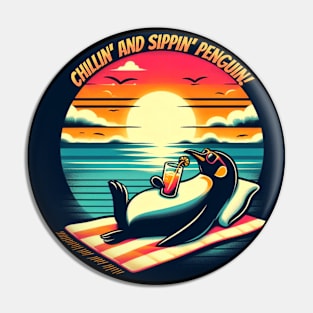 Penguin Paradise Sip Pin