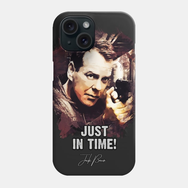 Just In Time - Jack Bauer Phone Case by Naumovski