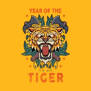 Happy Chinese New Year 2022 Year of the Tiger Horoscope T-Shirt