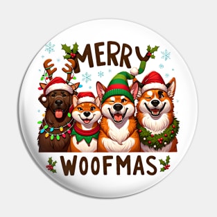 Jolly Woofmas Pin