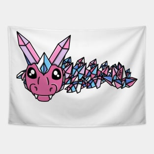 Bigender Pride Fidget Crystal Dragon Tapestry