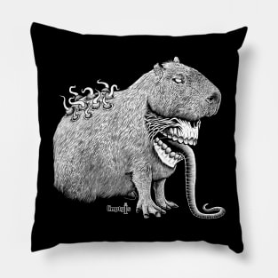 Creepy Capybara Pillow