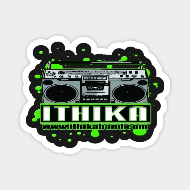 Ithika Boom Box Shirt Design Magnet by gard0399