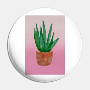 Snake Plant (pink and peach) Pin