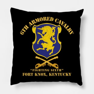 6th ACR w Cav Br  Ft Knox Kentucky Pillow