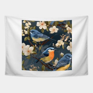 North American Birds - Warbler Tapestry