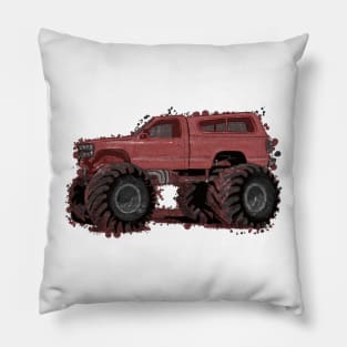 Monster Truck Pillow