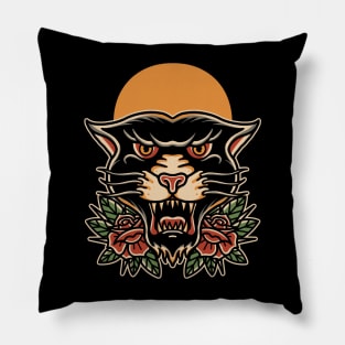 wild cat Pillow